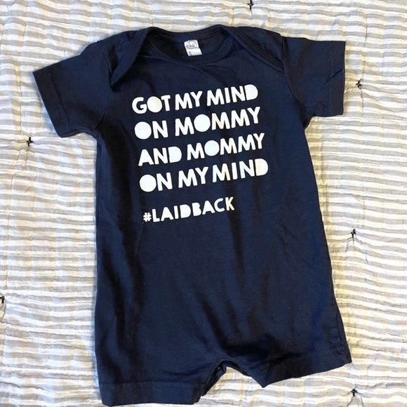 "Mommy on my Mind" Short Romper - Picture 1 of 3